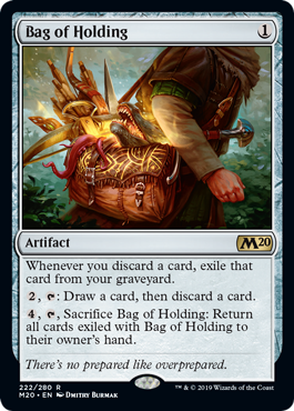 Bag of Holding (Magic 2020 Core Set) Light Play Foil