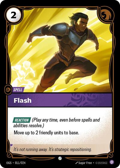Flash (Origins: Proving Grounds) Light Play