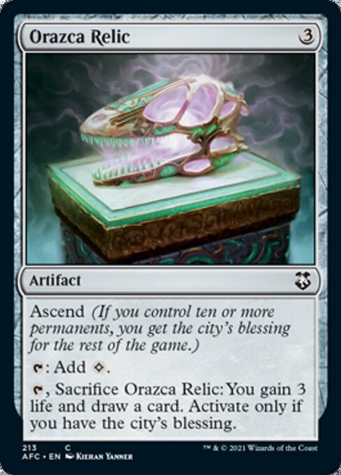 Orazca Relic (Commander 2021 Forgotten Realms) Light Play