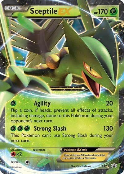 Sceptile EX - XY53 (XY Promos) Heavy Play Holofoil