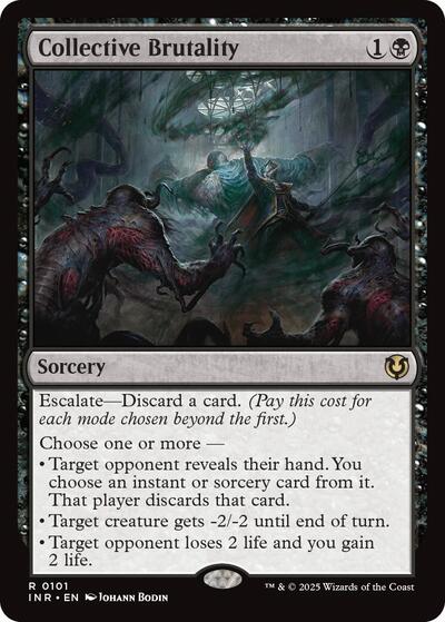 Collective Brutality (Innistrad Remastered) Light Play