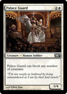 Palace Guard (Magic 2010 Core Set) Light Play