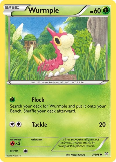 Wurmple (XY Roaring Skies) Damaged / Poor