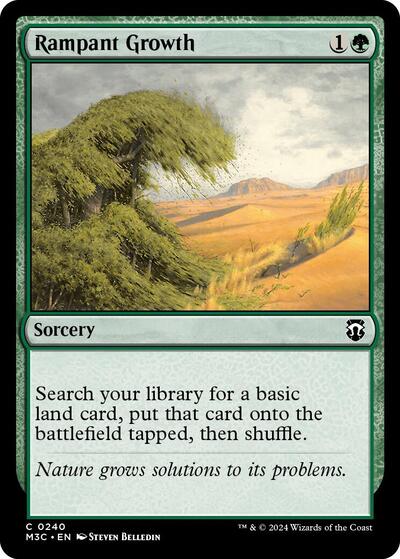 Rampant Growth (Commander: Modern Horizons 3) Light Play