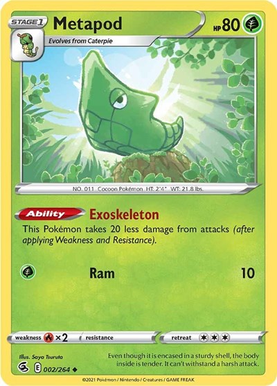Metapod (SWSH08: Fusion Strike) Light Play