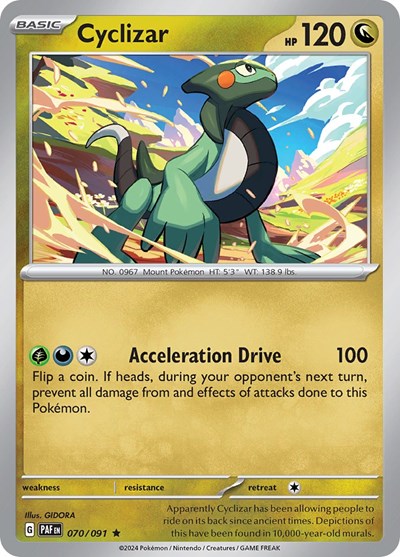 Cyclizar (SV: Paldean Fates) Light Play Holofoil