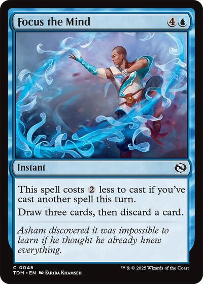 Focus the Mind (Tarkir: Dragonstorm) Light Play