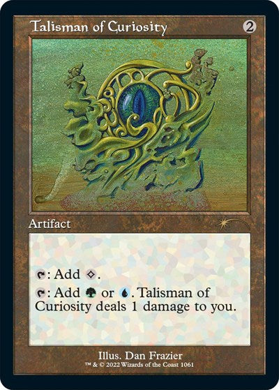 Talisman of Curiosity (Retro Frame) (Secret Lair) Light Play