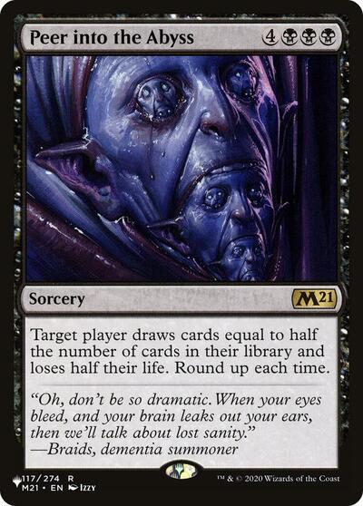 Peer into the Abyss (The List) Light Play