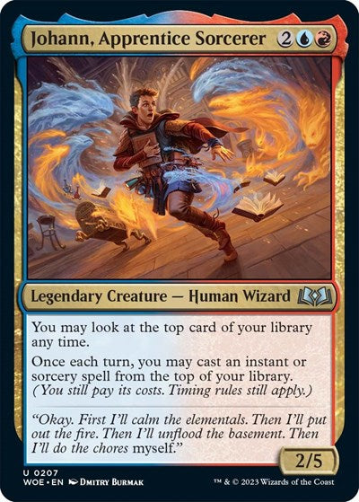 Johann, Apprentice Sorcerer (Wilds of Eldraine) Light Play
