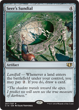 Seer's Sundial (Commander 2014 Edition) Light Play