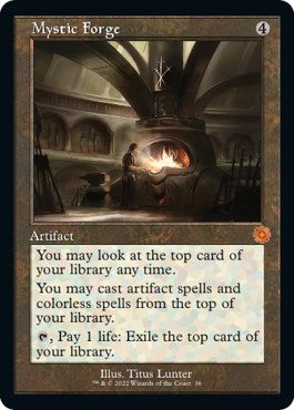 Mystic Forge (The Brothers' War: Retro Frame Artifacts) Light Play