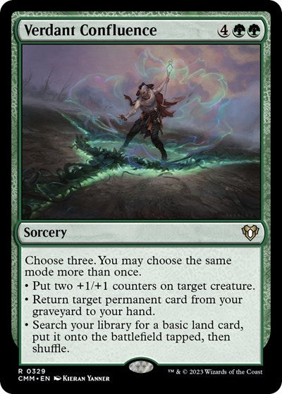 Verdant Confluence (Commander Masters) Light Play
