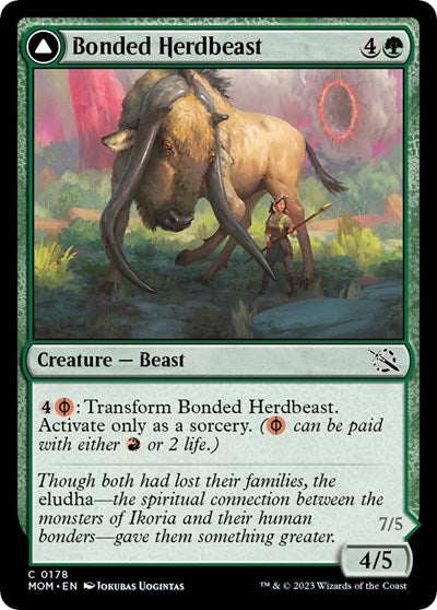 Bonded Herdbeast (March of the Machine) Light Play