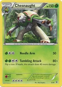 Chesnaught (Kalos Starter Set) Damaged / Poor Holofoil