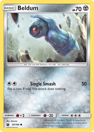 Beldum (93) (SM - Celestial Storm) Light Play
