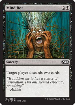 Mind Rot (Magic 2015 Core Set) Light Play