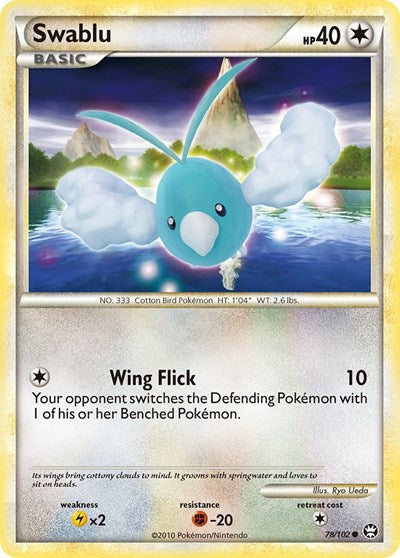 Swablu (Triumphant) Heavy Play