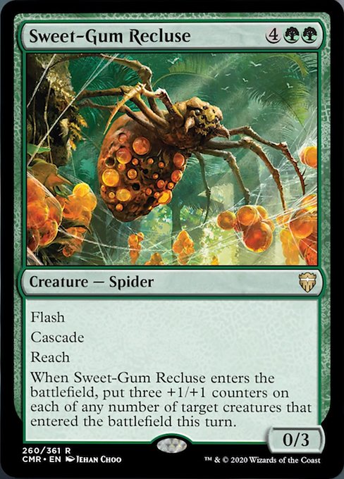 Sweet-Gum Recluse (Commander Legends) Light Play Foil
