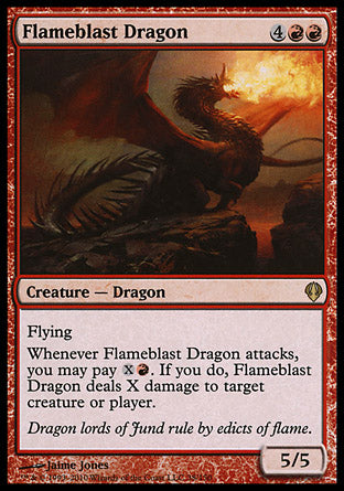 Flameblast Dragon (Archenemy) Light Play