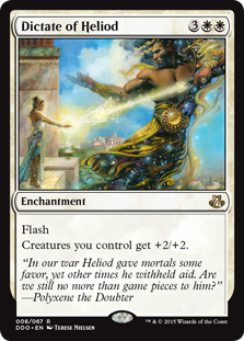 Dictate of Heliod (Duel Decks: Kiora vs Elspeth) Light Play
