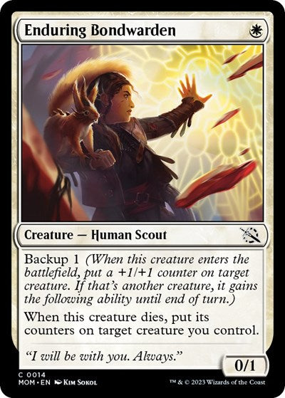 Enduring Bondwarden (March of the Machine) Light Play Foil