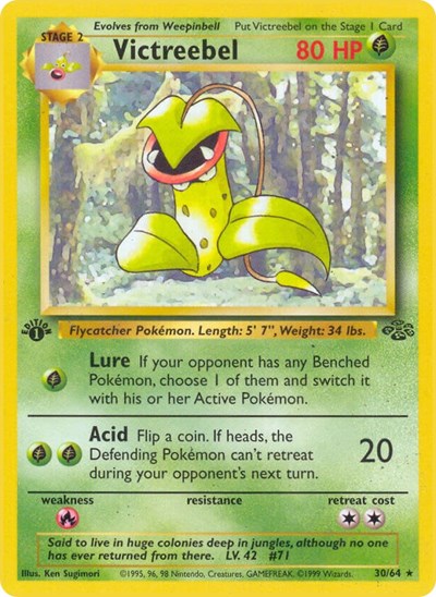 Victreebel (30) (Jungle) Heavy Play Unlimited
