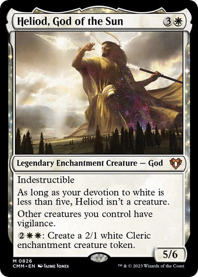 Heliod, God of the Sun (Commander Masters) Light Play