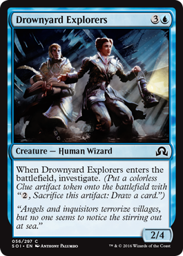 Drownyard Explorers (Shadows Over Innistrad) Light Play