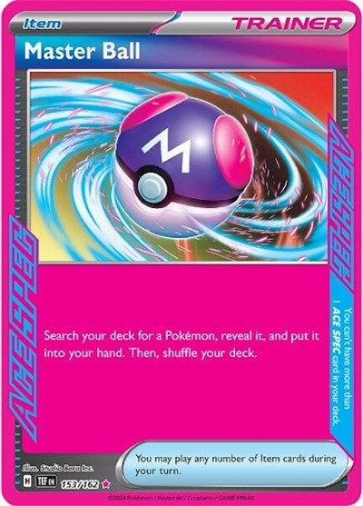 Master Ball (SV05: Temporal Forces) Light Play Holofoil