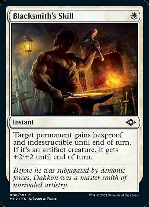 Blacksmith's Skill (Modern Horizons 2) Light Play Foil