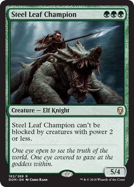 Steel Leaf Champion (Dominaria) Light Play