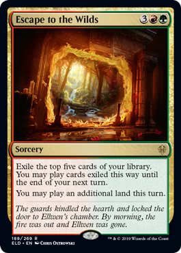 Escape to the Wilds (Throne of Eldraine) Light Play