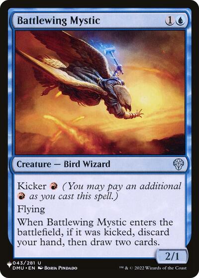 Battlewing Mystic (The List) Light Play