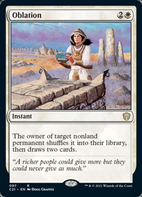 Oblation (Commander 2021 Strixhaven) Light Play