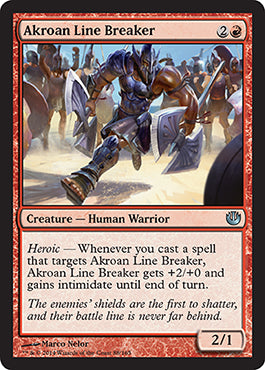 Akroan Line Breaker (Journey into Nyx) Light Play Foil
