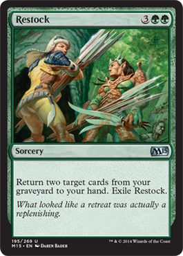 Restock (Magic 2015 Core Set) Light Play
