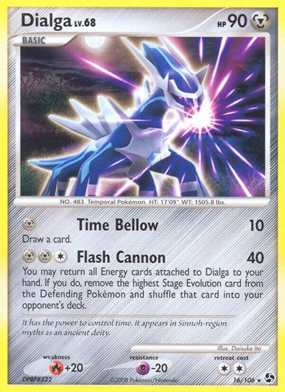Dialga (Great Encounters) Light Play Reverse Holofoil