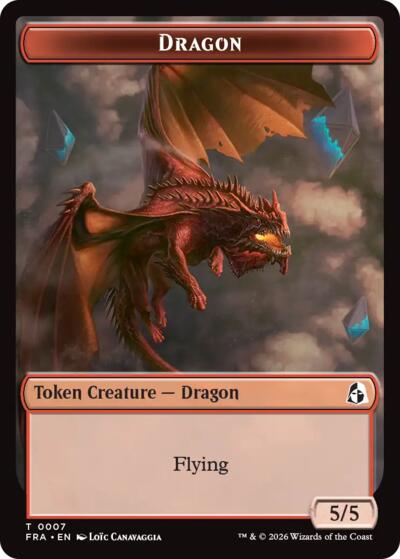 Dragon / Lotus Double-Sided Token (Reality Fracture) Near Mint
