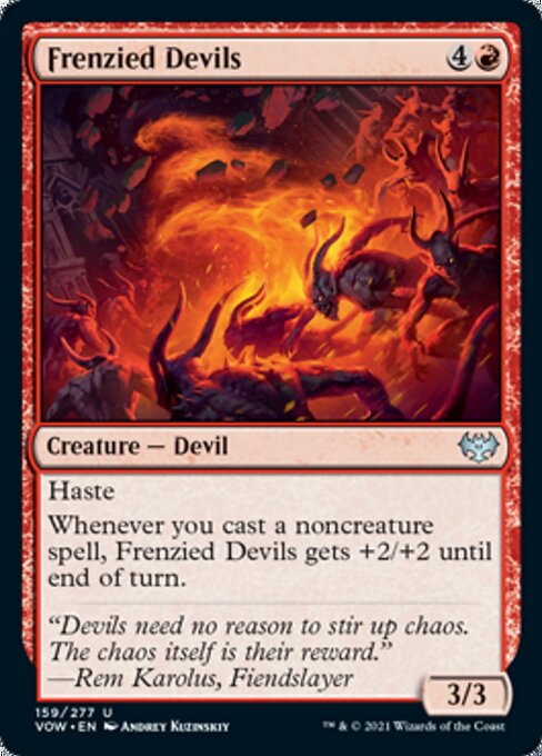 Frenzied Devils (Innistrad: Crimson Vow) Light Play