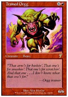 Trained Orgg (7th Edition) Medium Play