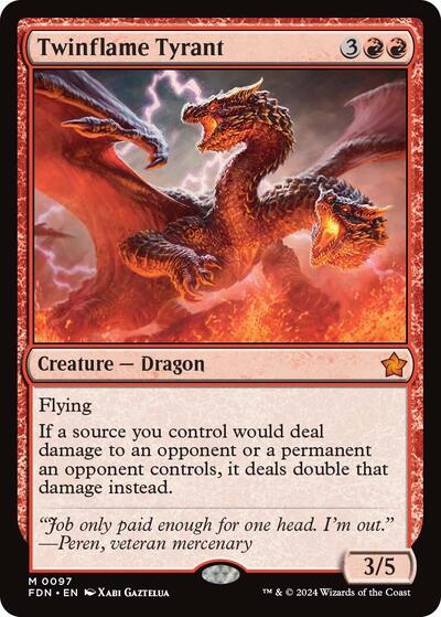 Twinflame Tyrant (Foundations) Near Mint
