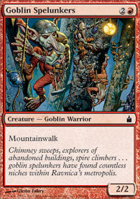 Goblin Spelunkers (Ravnica) Light Play