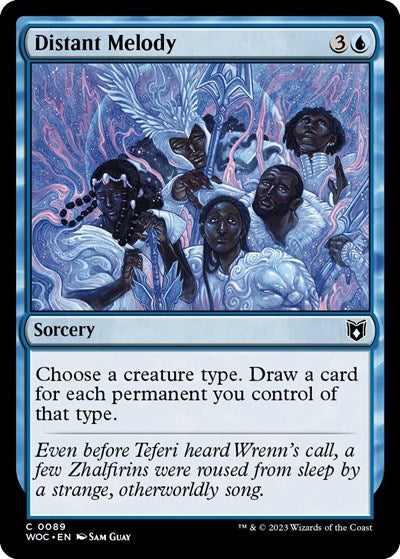Distant Melody (Commander: Wilds of Eldraine) Light Play