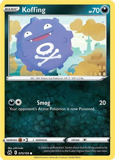 Koffing (Crown Zenith) Light Play
