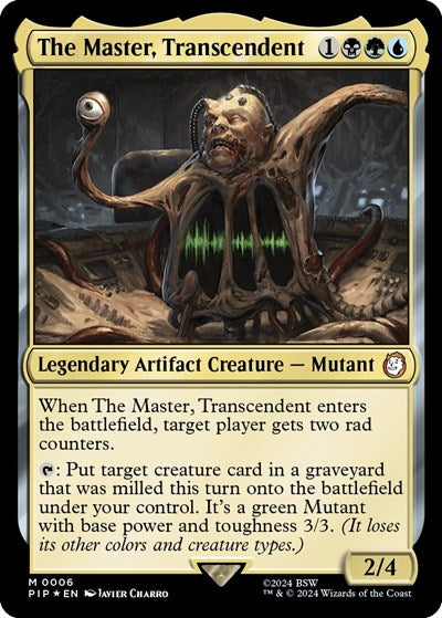 The Master, Transcendent (Universes Beyond: Fallout) Light Play Foil