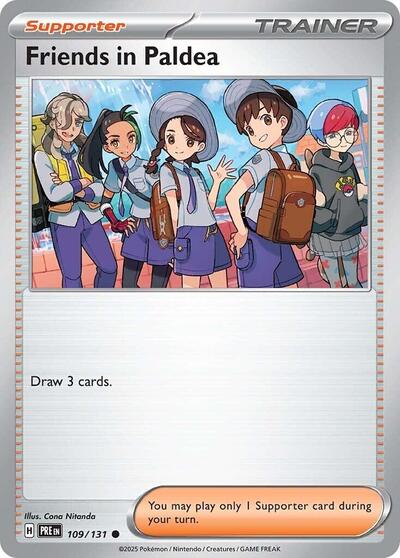 Friends in Paldea - 109 (SV: Prismatic Evolutions) Light Play