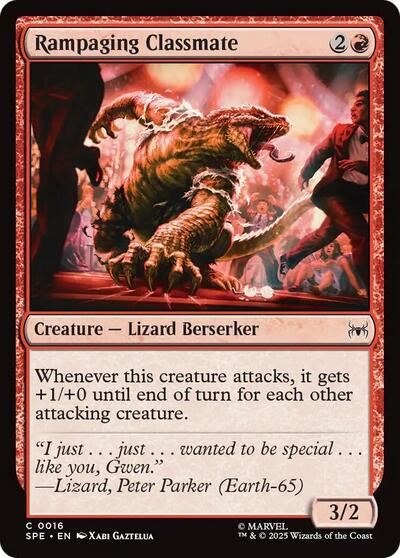 Rampaging Classmate (Marvel's Spider-Man: Eternal-Legal) Light Play Foil