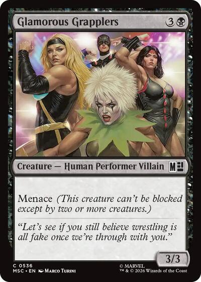 Glamorous Grapplers (Commander: Marvel Super Heroes) Light Play