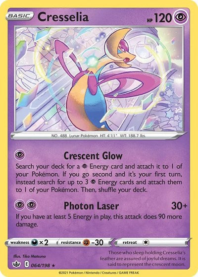 Cresselia - 064 (Deck Exclusives) Light Play